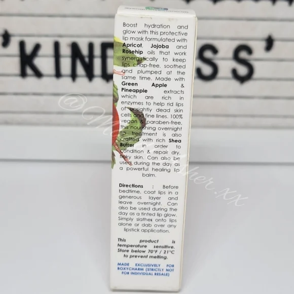 Seraphine Botanicals: Apple + Baume Glow Lip Mask -BNIB! - Picture 5 of 12